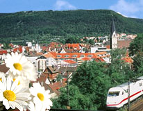 ICE auf der Geislinger Steige