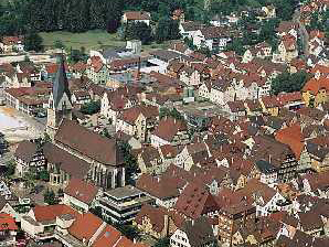 Blick über die obere Stadt