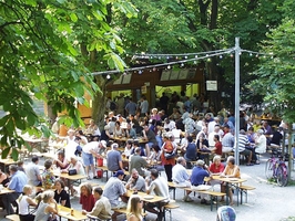 Biergarten im Stadtpark